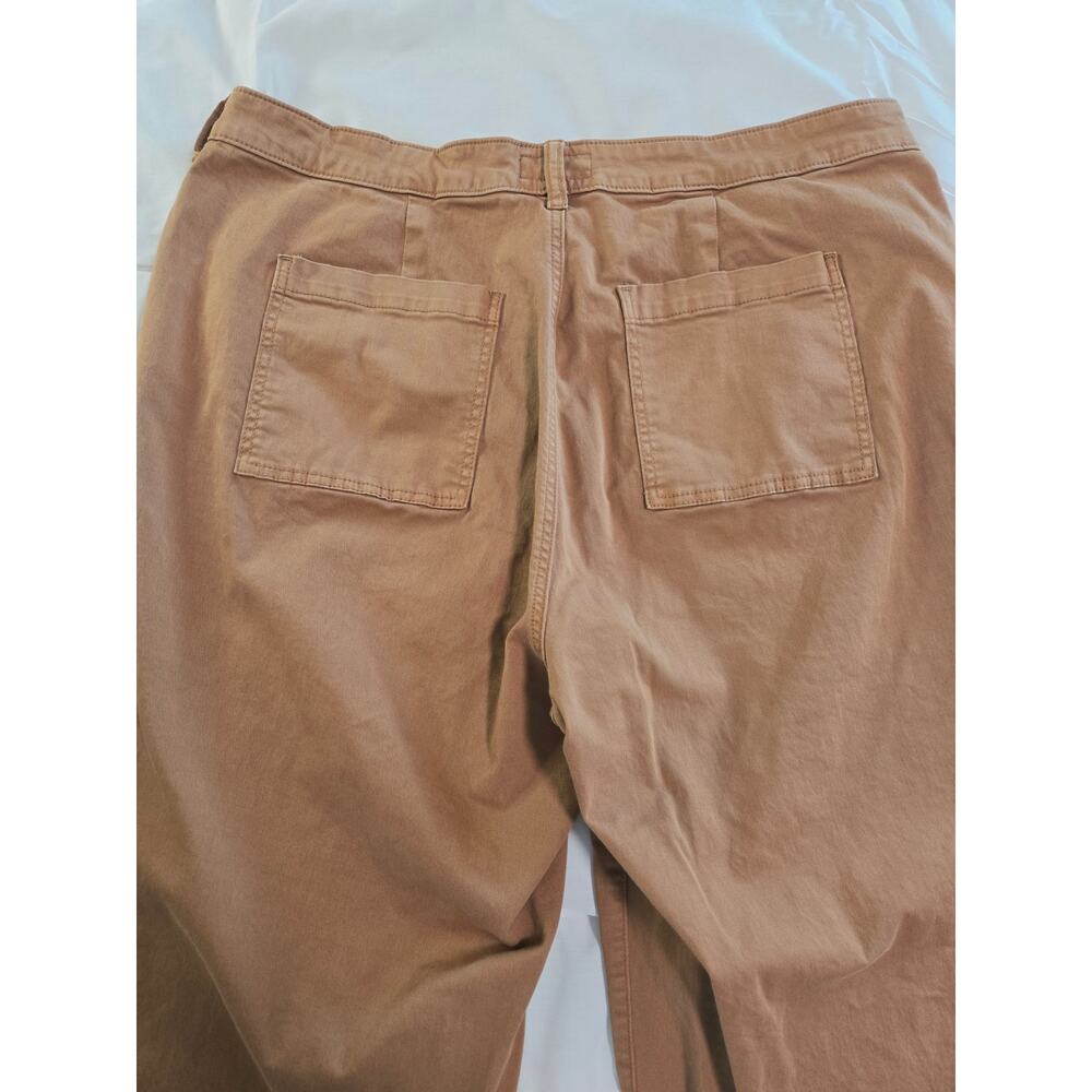 Torrid Feel the Fit Wide-leg Pants Camel Tan Plus Size 20 - Picture 4 of 7